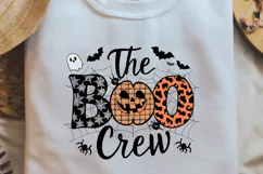 Funny Halloween Quotes Sublimation, PNG, The boo crew Product Image 1