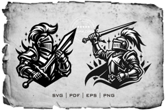 Knight Silhouette Vector Bundle Product Image 2