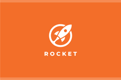 Rocket Launch Logo Design Vector Illustration Product Image 2
