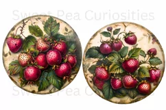 Strawberry, Strawberries, Ephemera, PNG, Clipart Product Image 2