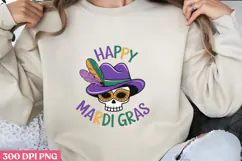 HAPPY MARDI GRAS PNG, Mardi Gras Sublimation PNG Product Image 3