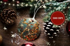 Funny Christmas Skull Ornament, Christmas Tree Ornament Product Image 2