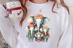 Christmas Family Animals Clipart, Christmas Clipart Product Image 2