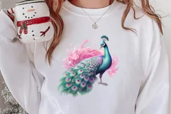 Pink Christmas Fairy Clipart Sublimation, Fairy Christmas Product Image 2