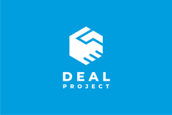 Hexagon Deal Handshake Shake Hands Logo Design Vector Product Image 2