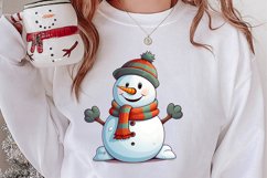 Funny Snowman Sublimation Clipart, Christmas PNG Product Image 2