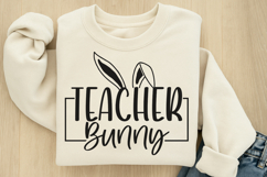 Teacher bunny SVG Product Image 1