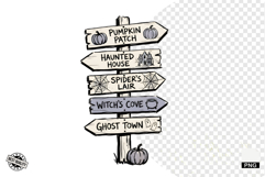 Halloween Signage PNG Clipart Product Image 1