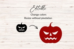 Angry Jack O Lantern Pumpkin SVG Product Image 2