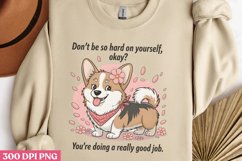 Dont be so hard on yourself PNG, Positive Motivation Sublima Product Image 3