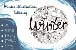 Lettering Winter SVG Product Image 8