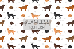 Flat Coated Retriever clipart Product Image 6