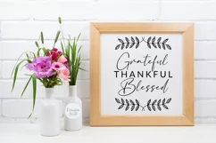 Grateful SVG, HOME svg, Family Cut Files, Home Sign Product Image 1