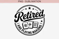 Mahjong quote png design for T-shirts Product Image 2