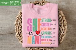 She Is Mami SVG | Mother Day PNG | Happy Mother&#039;s Day SVG Product Image 2