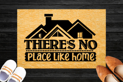 There&#039;s noplace like home SVG, Doormat SVG Product Image 1