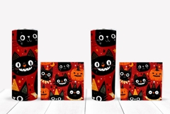 Cartoon Halloween Cats Tumbler, Cute Halloween Tumbler PNG Product Image 2