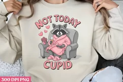 Not today cupid PNG,Sweet Valentines PNG Product Image 1