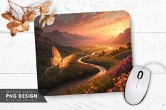 Fairytale Valley Glow Mouse Pad PNG Design Product Image 1