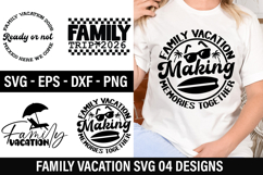 Family Vacation SVG Design - Family vacation making memories Product Image 1