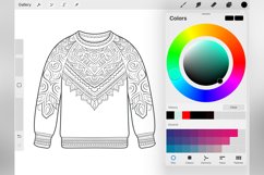 100 Procreate Sweater Stamp Brushes Product Image 4