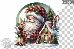 Christmas Santa Sublimation - Clipart PNG Design Product Image 1