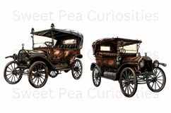 Cars, Elements, Clipart, Ephemera, PNG, Junk journal, Art Product Image 2