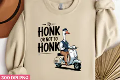 TO HONK OR NOT TO HONK PNG, Vintage Silly Goose Sublimatio Product Image 3