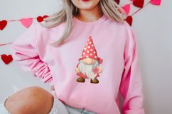 Gnome Watercolor Valentines Clipart, Valentines Clipart Product Image 2