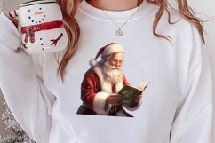 Christmas Reading Sublimation, Christmas Clipart Product Image 2