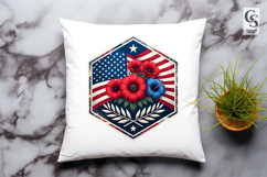 Patriotic Eagle Clipart PNG Product Image 2