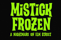 Wild Jungle Vintage Horror Font Product Image 2