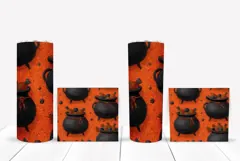 Halloween Cauldron Tumbler, Cute Halloween Tumbler Print Product Image 2