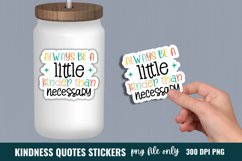 Inspirational Quotes Sticker, There is defiance in being a d Product Image 1