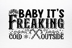 Vintage Christmas Sign SVG Product Image 2