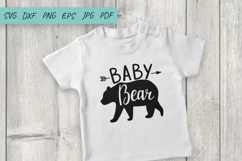 Bear family SVG, Mama bear SVG, Papa bear SVG, Baby bear Product Image 3