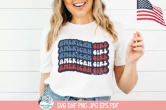 American Girl SVG | 4th of July Celebration Art Product Image 1
