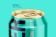 Classic 568ml Aluminium Can Mockup Product Image 2