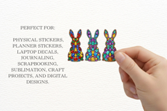 Diamond Easter Bunnies Stickers Product Image 2