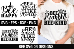 Bee SVG Design - Bee Humble Bee Kind Product Image 1