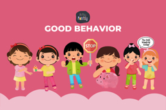 Good Behavior Clipart: Children&#039;s Educational PNG Graphics Product Image 2