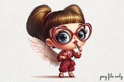 Lazy Sassy Angle for Valentine Clipart PNG Product Image 1