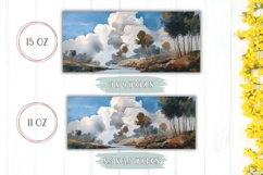 Watercolor Landscape Mug Design, Nature Mug Sublimation Product Image 2