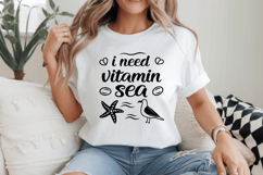 I Need Vitamin Sea SVG Design, Summer &amp; Beach SVG Design Product Image 2