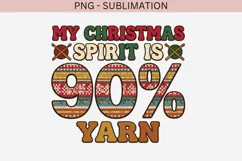 Christmas crochet png design for T-shirts Product Image 2