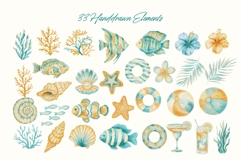 Nautical Watercolor Summer Bundle Product Image 2
