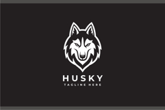 Husky Head Logo Design Vector Illustration Product Image 2