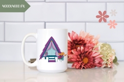 Hand Drawn Camping Illustration, Cartoon Glamping Tent PNG Product Image 2