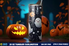 Halloween Tumbler Sublimation Wraps, Tumbler Halloween Product Image 2