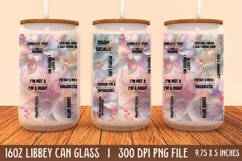 Funny Quotes 16oz Can Glass Wrap, Funny Quotes Can Glass Product Image 1